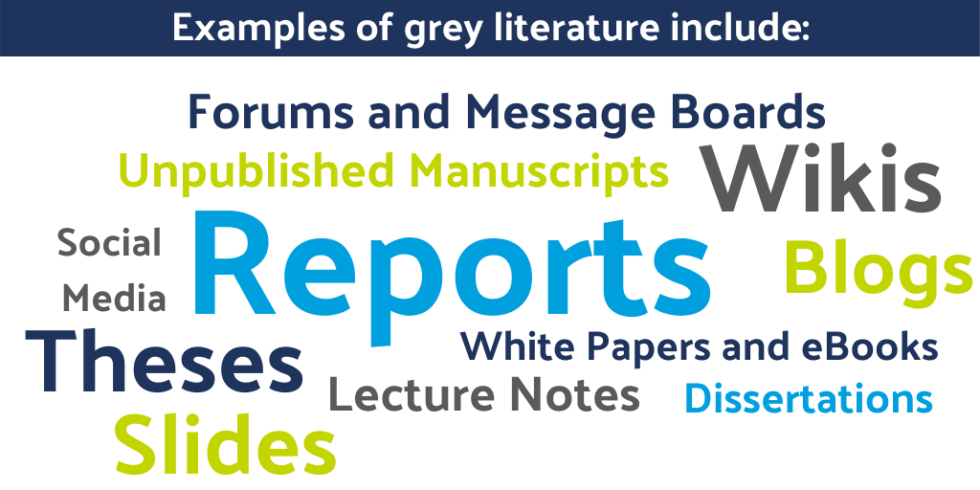 Not Just Black And White: Using Grey Literature In Your Research ...